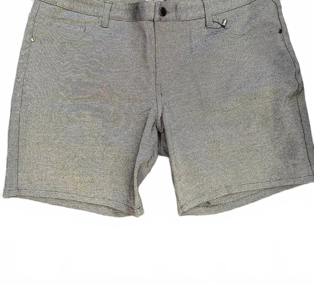 NEW STEELE men's knit shorts in grey